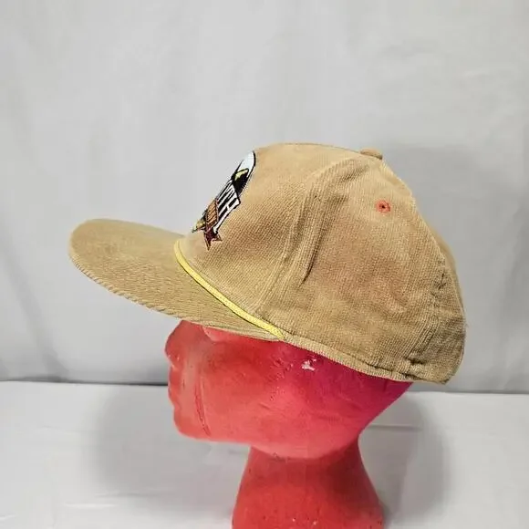 Mammoth Brewing Company Corduroy Snapback Hat Cap Mammoth Mountain Brown OSFM - Picture 2 of 10